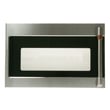 Matte Black Microwave Door for GE CVM517P3M2D1 - Part WB56X32386