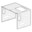 Outer Case F for GE PSB9120BL1TS - Part WB56X32578