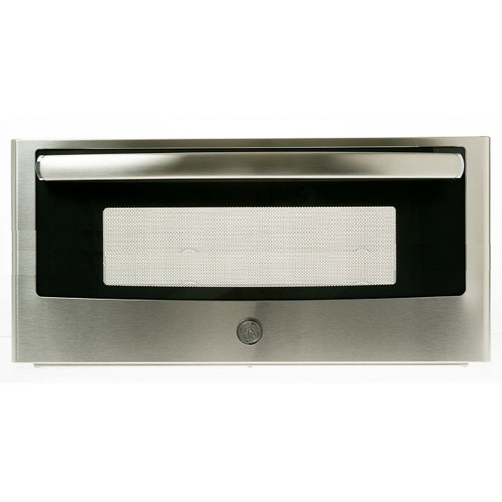 GE Part #wb56X32645, Microwave Door Assembly (Stainless) | 1.00 x 1.00 x 1.00