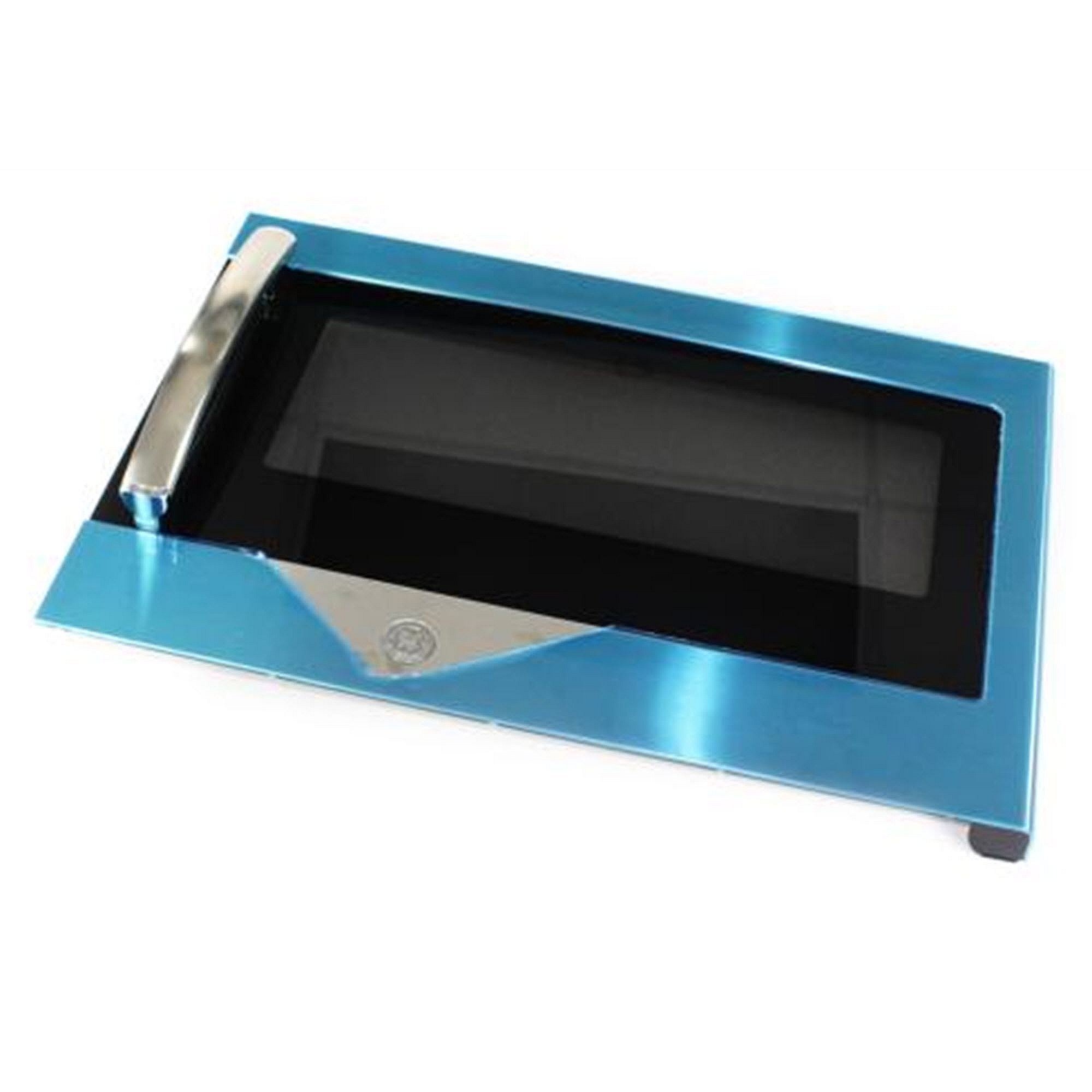 Part #wb56X32785, Microwave Door Assembly (Stainless) | 25.75 x 17.25 x 6.50