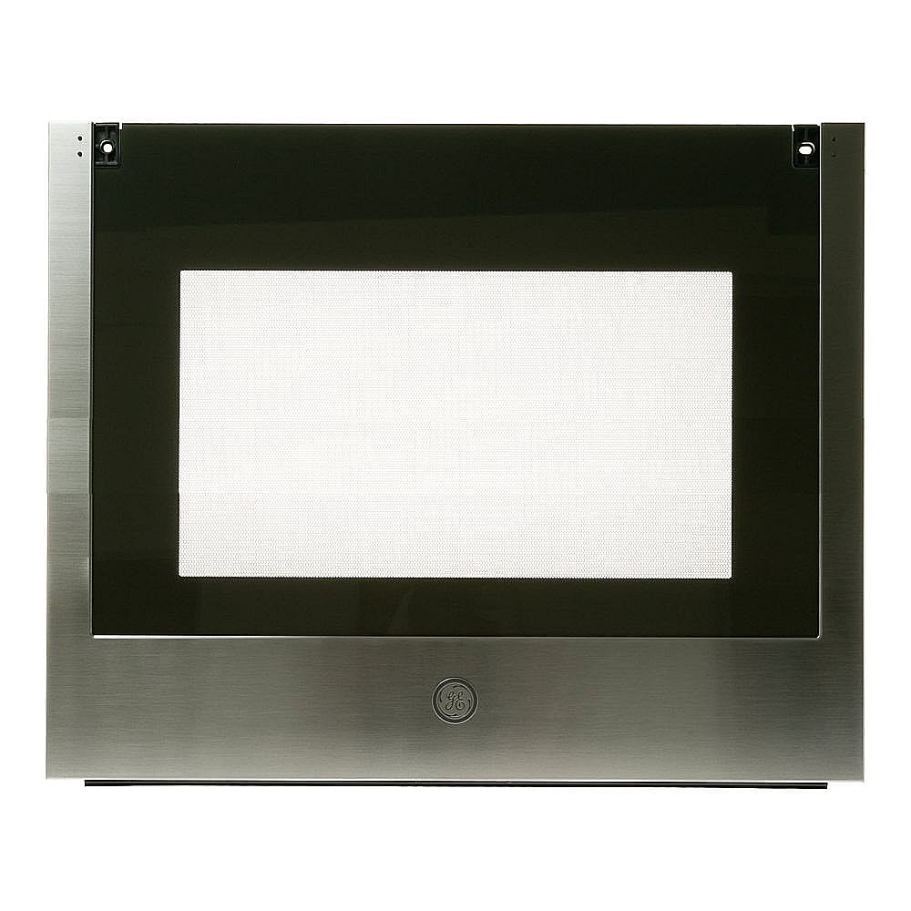 GE Part #wb56X32857, Wall Oven Door Outer Panel (Stainless) | 1.00 x 1.00 x 1.00