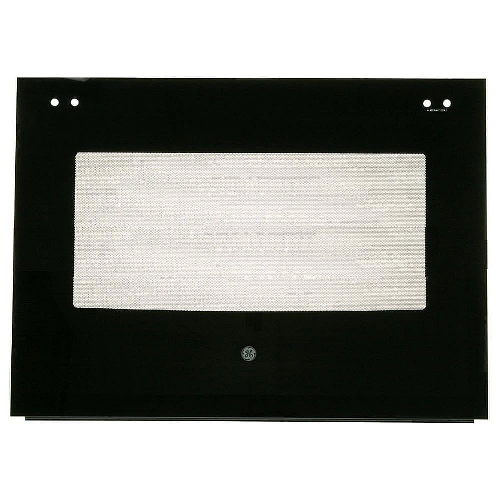 Part #wb56X33188, Wall Oven Door Outer Panel Assembly (Black) (Replaces Wb56X27492)