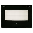 Wall Oven Door Outer Panel Assembly (black) for GE JT3000DF1BB - Part WB56X33188