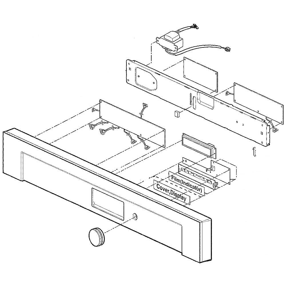 Part #wb56X33929, Control Pane