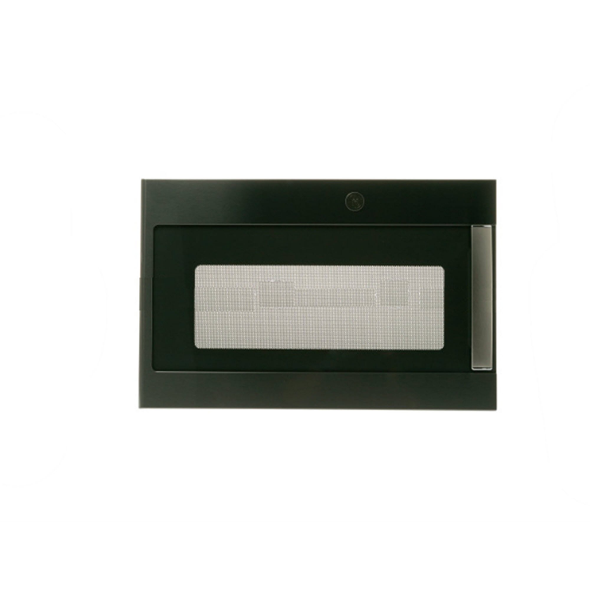 Part #wb56X34796, Black Stainless Door With Flat Ge Logo