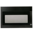 Black Stainless Door With Flat Ge Logo for GE JVM6175BL1TS - Part WB56X34802