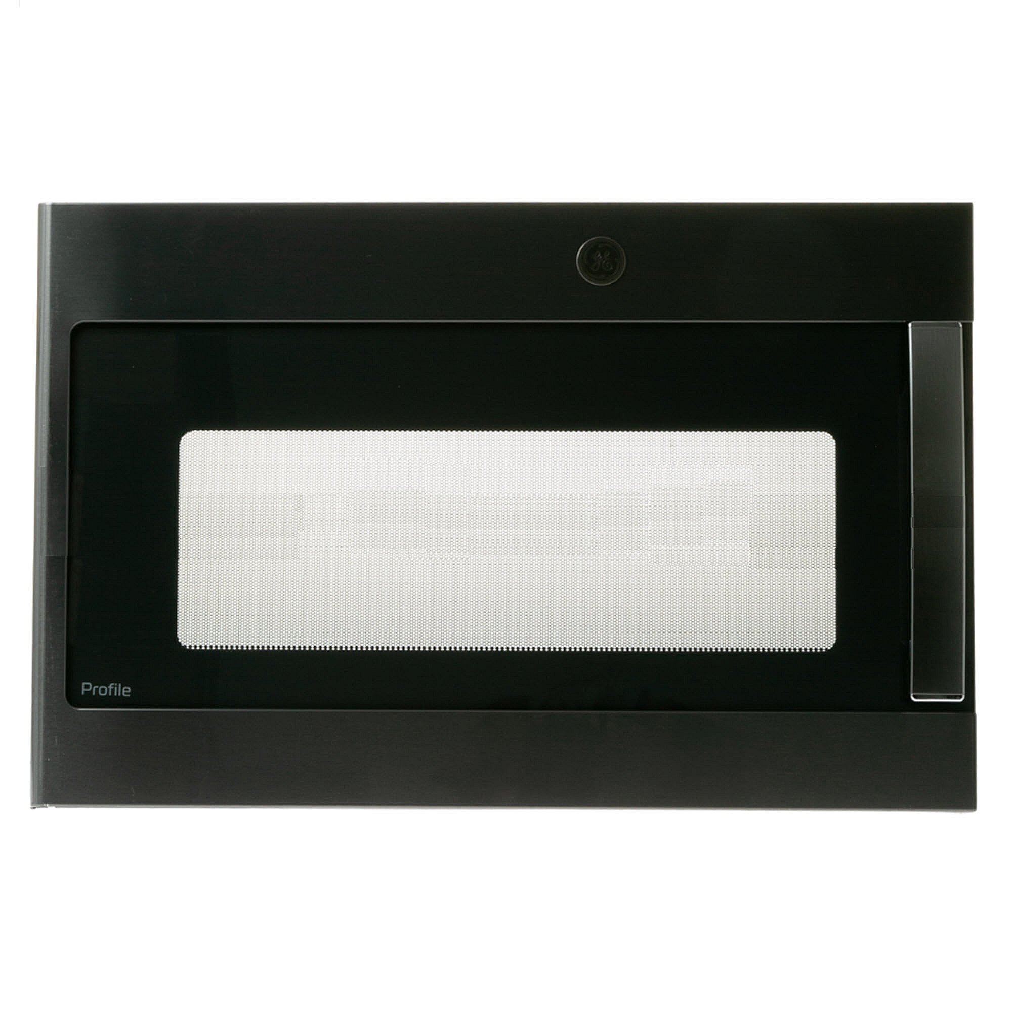 Part #wb56X34804, Black Stainless Door With Flat Ge Logo