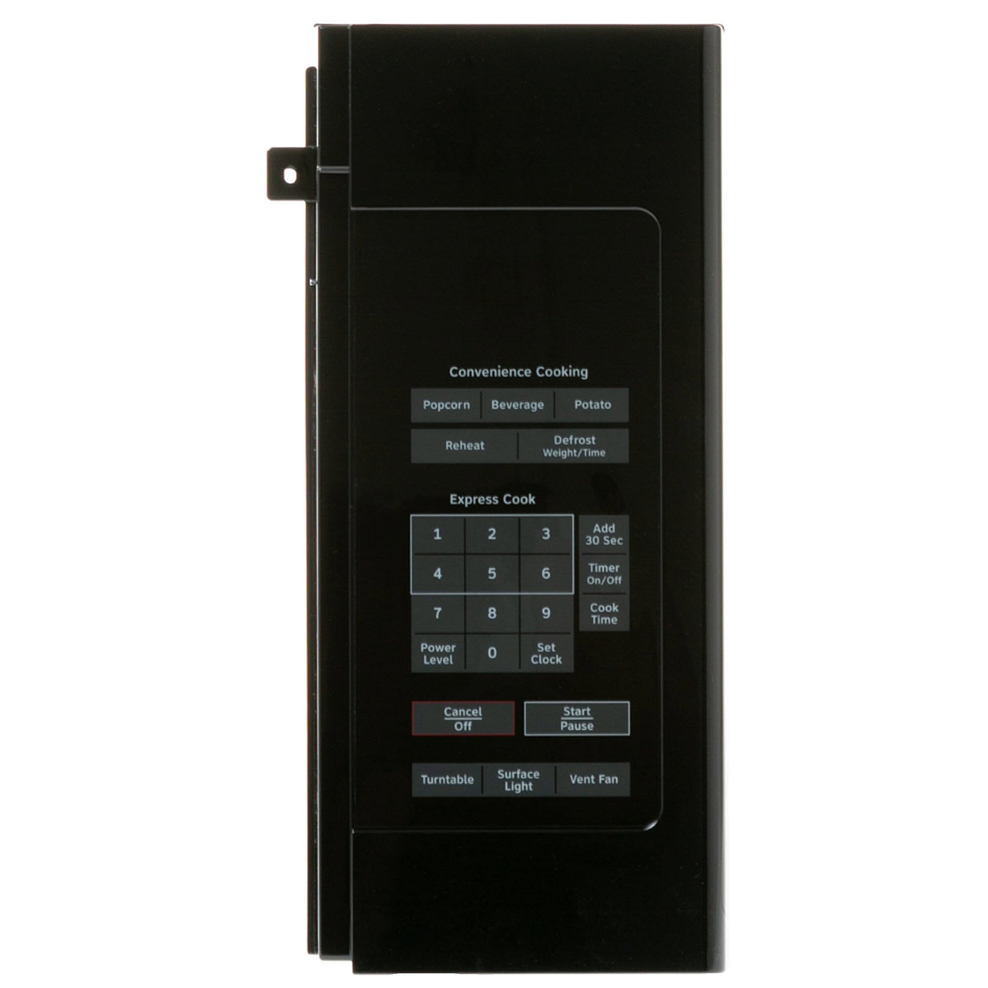 Part #wb56X38158, Black Control Panel