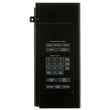 Black Control Panel for Hotpoint RVM5160DH8BB - Part WB56X38158