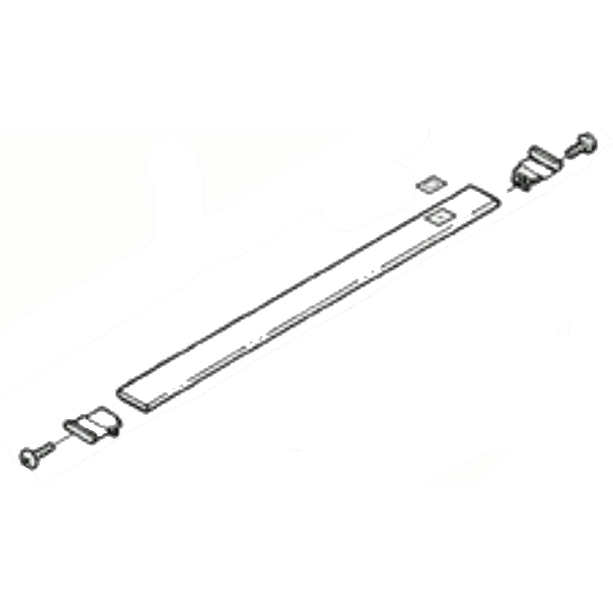 Part #wb56X38727, Ge Stainless Steel Control Panel