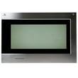 Range Large Oven Door Outer Panel Assembly (stainless) for GE ZDP486NDT1SS - Part WB56X39851