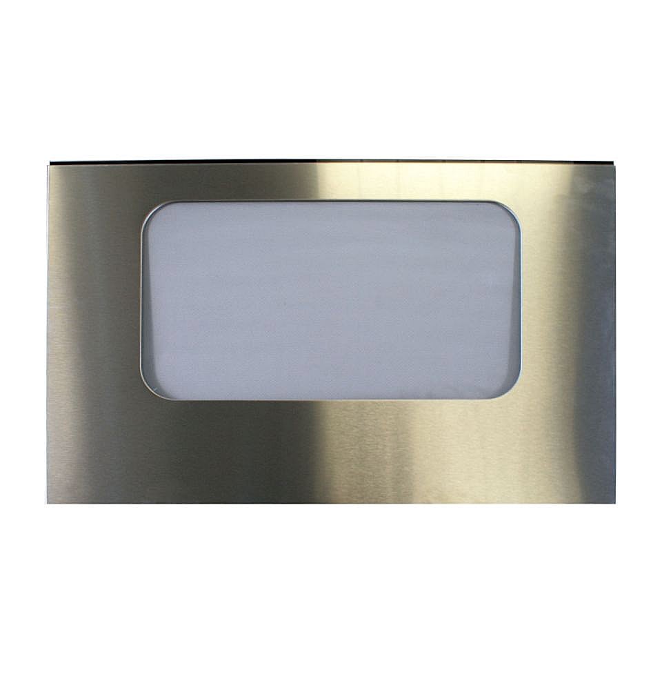 Photo of Range Oven Door Outer Panel Assembly (Stainless) from Repair Parts Direct