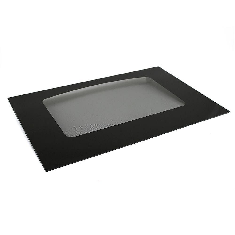 Photo of Range Oven Door Outer Panel (Black) from Repair Parts Direct