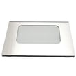 Range Oven Door Outer Panel (stainless) for GE JGBP29SEL4SS - Part WB57K10114