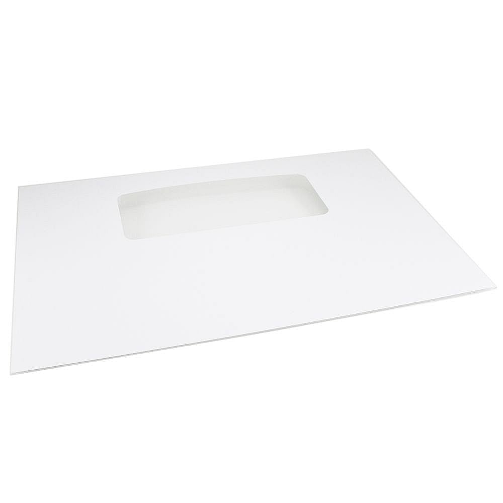 Part #wb57K10120, Range Oven Door Outer Panel (White) / 32.20 x 22.20 x 2.70