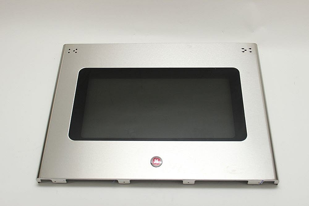 GE Part #wb57K10175, Ran Oven Door Outer Panel Assembly (Stainless) | 33.60 x 26.40 x 3.50