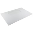 Range Oven Door Outer Panel (White) (replaces WB57K0003, WB57K10010)