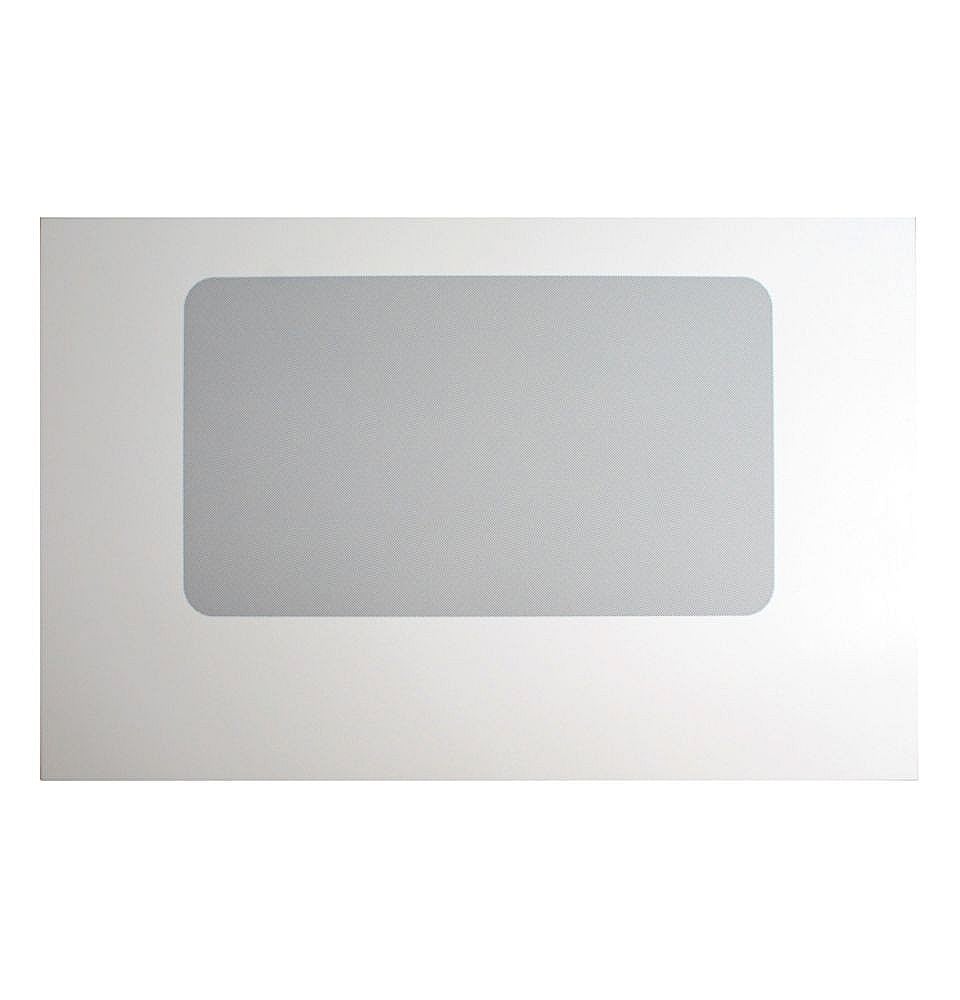 Part #wb57K5, Ge Range Oven Door Outer Panel (White) (Replaces Wb57K0005, Wb57K10099) / 33.10 x 21.30 x 1.90