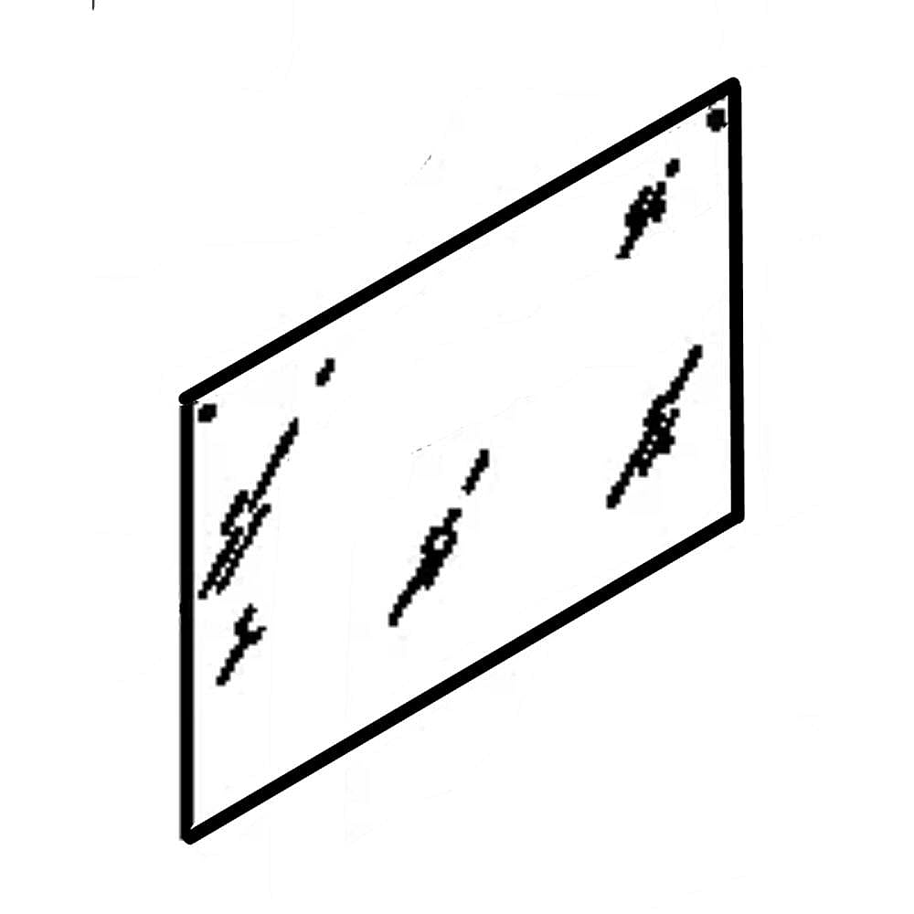 Range Oven Door Outer Glass