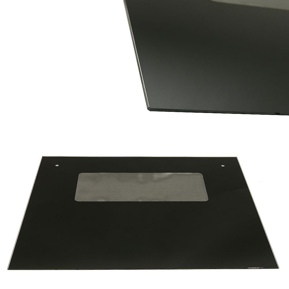 Photo of Range Oven Door Outer Panel (Black) from Repair Parts Direct