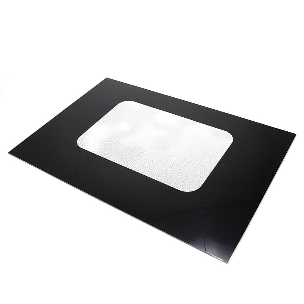 Photo of Wall Oven Door Outer Panel (Black) from Repair Parts Direct
