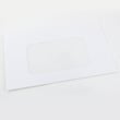 Wall Oven Door Outer Panel Assembly (white) for GE JK950AA3AA - Part WB57T10089