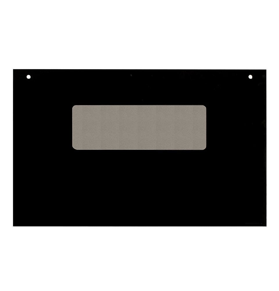 Photo of Range Oven Door Outer Panel (Black) from Repair Parts Direct