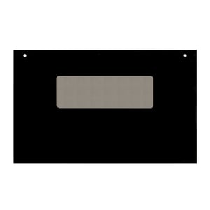 Range Oven Door Outer Panel (black) WB57T10110