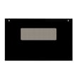 Range Oven Door Outer Panel (black) for GE JS960TB1WW - Part WB57T10110