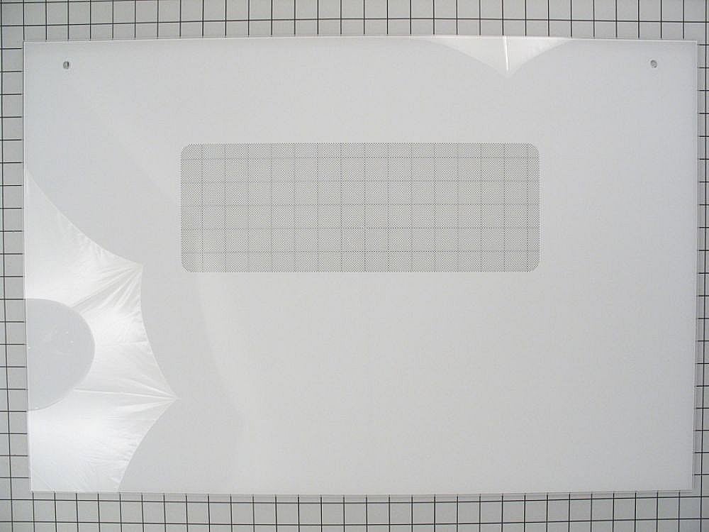 Photo of Range Oven Door Outer Panel (White) from Repair Parts Direct