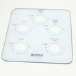 Glass Control Panel for Kenmore Elite 91133219101 - Part WB57T10131