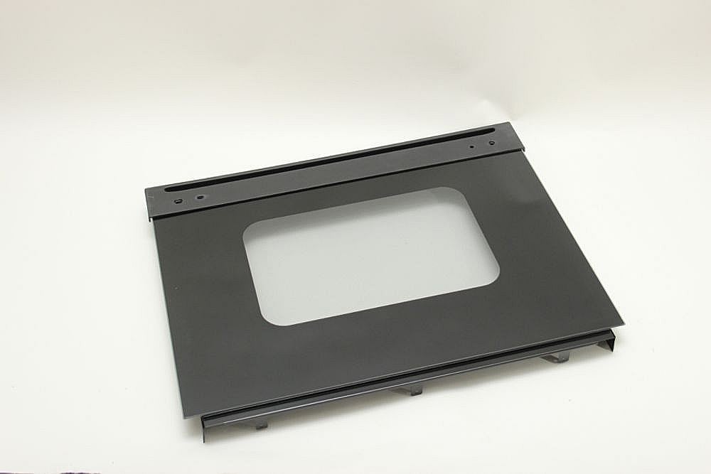 Part #wb57T10264, Wall Oven Door Outer Panel (Black) / 35.10 x 28.40 x 5.10
