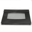 Range Oven Door Assembly (black) for GE JS968TK3WW - Part WB57T10277