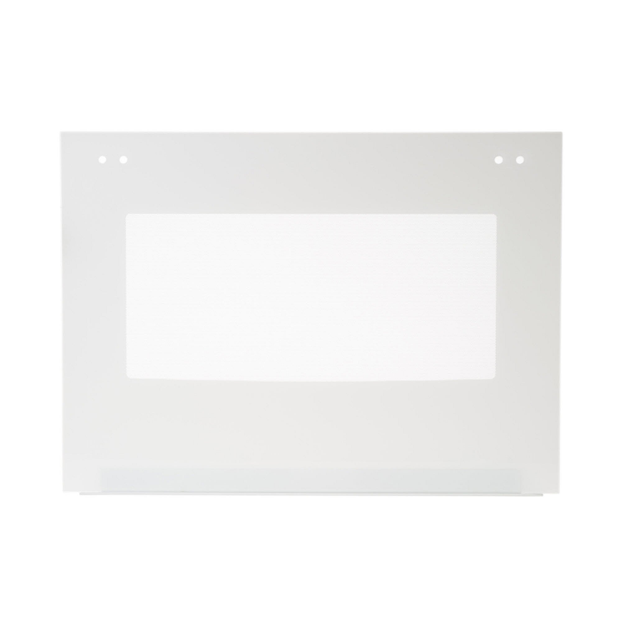 Part #wb57T10381, Wall Oven Door Outer Panel (White) / 36.90 x 26.10 x 5.20