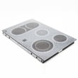 Range Main Top (white) for GE JS966BD1BB - Part WB61T10090