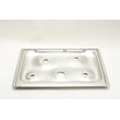 Range Main Top (stainless) for GE PGS908SEP2SS - Part WB61T10151