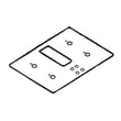 Cooktop Main Top (white) for GE JGP989BC4BB - Part WB61X10002