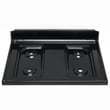 Range Main Top (black) for GE JGB280DEN1BB - Part WB62K10051