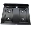 Range Main Top (black) for GE JGBP85BEH3BB - Part WB62K10053