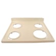 Range Main Top (biscuit) for Hotpoint RB525C1AD - Part WB62K10081