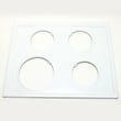 Range Main Top (white) for GE JMP31WC2WW - Part WB62K5077