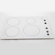 Cooktop Glass Main Top Assembly for GE JP350TC1WW - Part WB62T10158