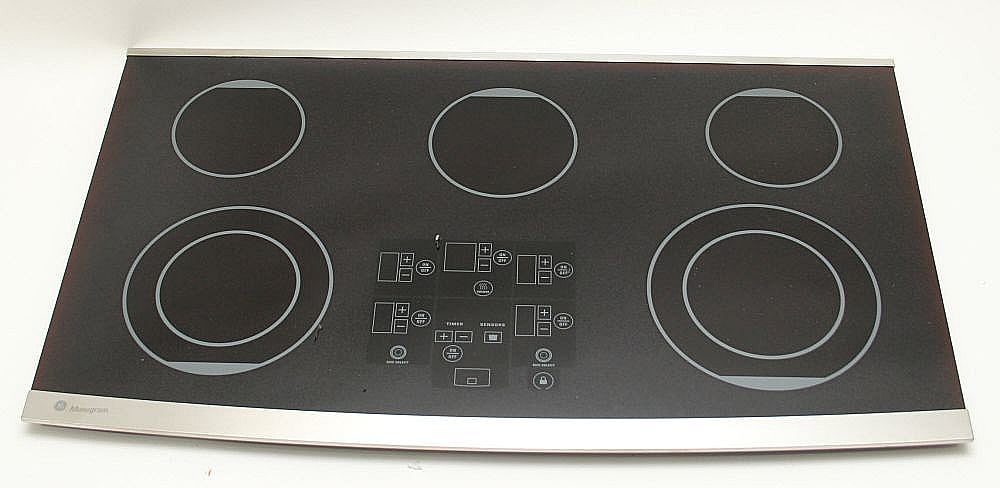 Part #wb62T10215, Cooktop Main Top Assembly / 41.90 x 27.40 x 5.30