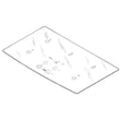 Cooktop Main Top for GE JGP970TEK1WW - Part WB62T10356