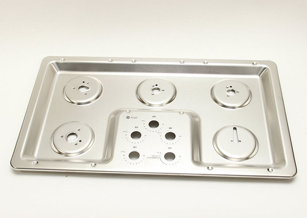 Part #wb62T10374, Cooktop Main Top Assembly / 38.30 x 22.10 x 3.20