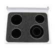 Range Main Top Assembly for GE JCBP68HK2WW - Part WB62T10457