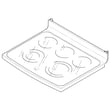 Range Main Top Assembly (white) for GE JB900BK3BB - Part WB62T10477