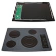 Cooktop Main Top (white) for GE PP945SM2SS - Part WB62T10569