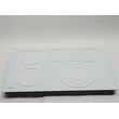 Range Main Top Assembly for GE JS968BK5BB - Part WB62T10696
