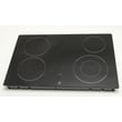 Range Main Top Assembly (black) for GE JSP42CK5CC - Part WB62T10702